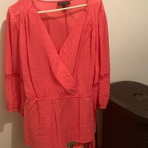 Lane Bryant Size 28 Salmon Top